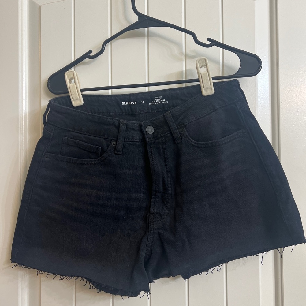 Old Navy Women's Black Denim Shorts